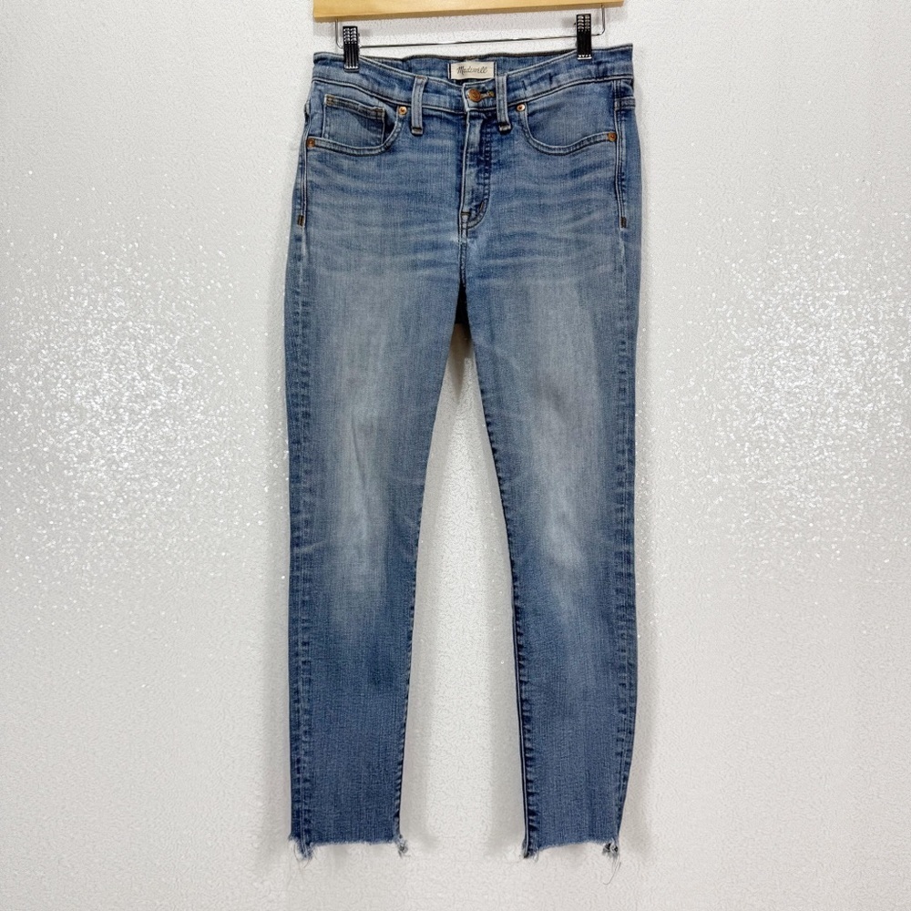 Madewell 9” High-Rise Skinny Crop Jeans Women’s Size 28 Light Wash